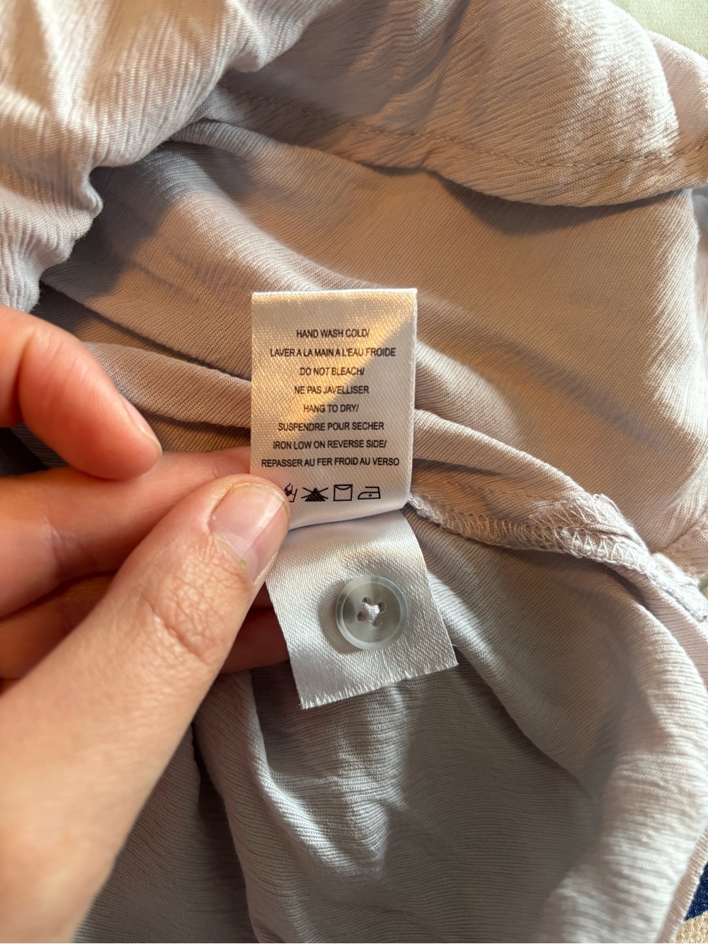 Gentle Fawn Light Lavender Button-Front Shirt - Picture 5 of 5